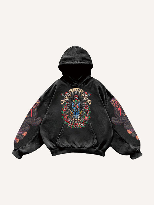 Hand of Faith Blessing Tattoo Sweatshirt