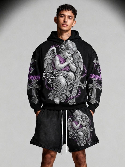 Holy Cross artist makes vintage Angel Bless Me sweatshirt