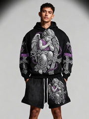 Holy Cross artist makes vintage Angel Bless Me sweatshirt