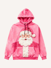 Stylish Santa Claus Print Sweatshirt Unique and Not Like the Same Style