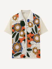 Premium Woven Crochet Jacquard Shirt 2026 New Arrival | No Print, Luxury Real Shot