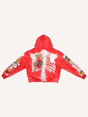 Skull Evergreen Warm Cardigan Sweatshirt