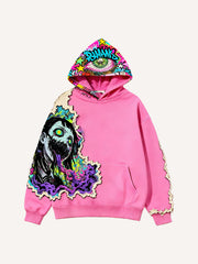 Horror Anime Girl is Eye Hoodie