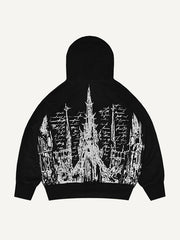 Mary Bless Me Hooded Fashion Sweatshirt