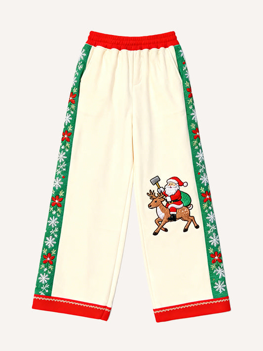 I will ride a dinosaur to see you on Christmas Day pants