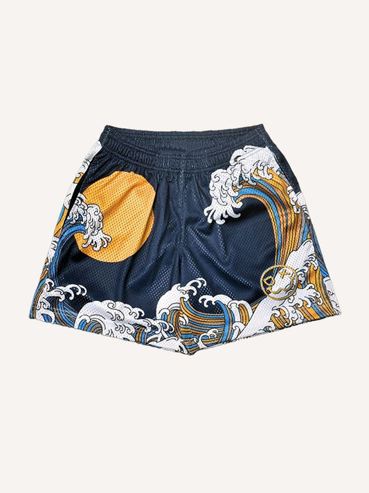 Fashion mesh breathable and comfortable trendy shorts