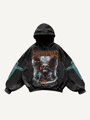 Artist hand-painted horror sweatshirt