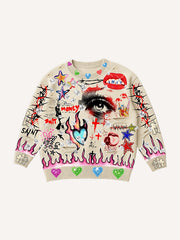 Hand-painted high-end sweatshirt