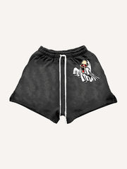 Retro Tattoo Artist Series Trendy Shorts