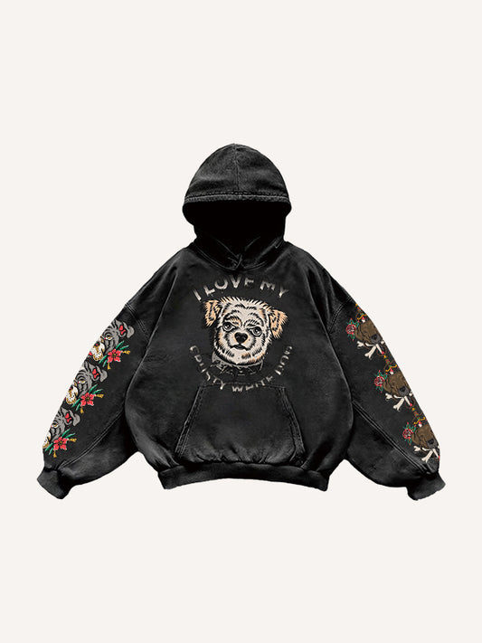 Cute Dog Tattoo Memorial Sweatshirt