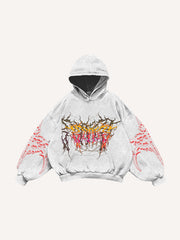 Double Flag Lion Hand-Painted Limited Edition Sweatshirt