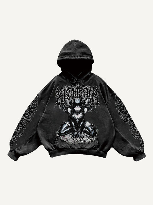 Sexy Dark Angel Crew Neck Sweatshirt