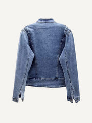 Trendy washed and distressed denim jackets for all seasons