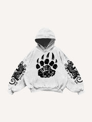 Totem Tattoo Giant Wolf Hoodie