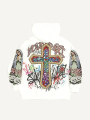 Faith in Our Lady of Christ Free Shipping for Me My Family and Friends Trendy Hoodies