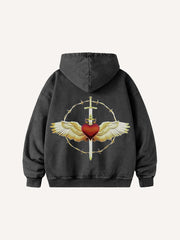 Angels Guardian Washed Hoodie