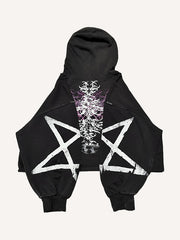 Devil Pentagram Artist Summoning Ritual Washed Sweatshirt
