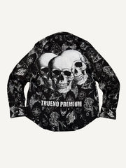 Gothic dark style handsome shirt