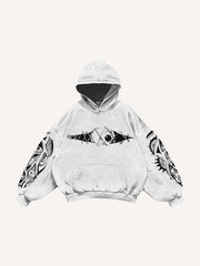 Horror Human Skin Eye Totem Sweatshirt