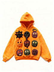 HD patch print comfortable sweatshirt