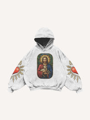 Believe in God and be with me trendy print pattern