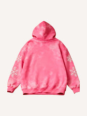 Sparkling Snowflake Mood Hooded Christmas Sweatshirt