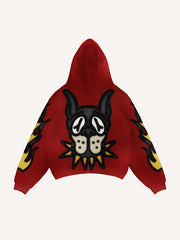 Artist hand-painted cute dog trendy sweatshirt