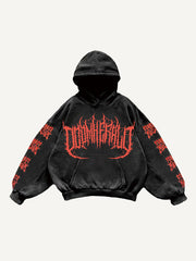 Hell Devil Dark Style Printed Sweatshirt