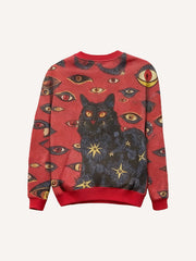 Thousand-Eyed Cat Pharaoh is Messenger Comfortable and Stylish Hoodie