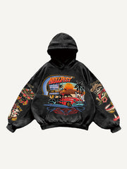 Beautiful girls motorcycle tattoo sweatshirt