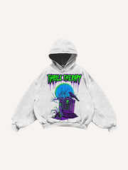 Kapuzenpullover mit Figure&Wing-Grafikdruck und schrägen Taschen