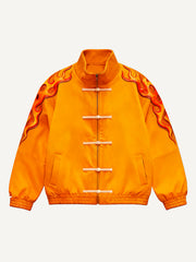 Kung Fu King Fashionable Chinese Oriental Power Trendy Retro Hand-printed Jacket