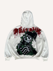 Street Z era trendy hooded sweatshirt