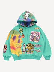 Were the pyramids built by aliens Loose hooded sweatshirt