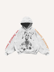 Vampire Medieval Retro Print Sweatshirt