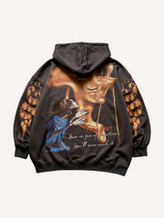 Classic Portrait Print Sweatshirt by Fashion Icons