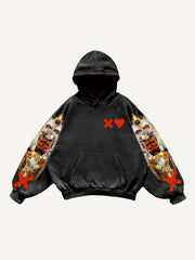 Super new handsome retro music cover trendy sweatshirt