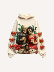 Love is an unwavering belief themed fashion sweatshirt