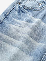 Denim Ripped Washed Distressed Jeans