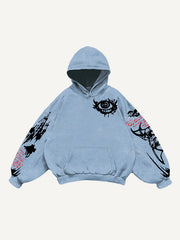 Angel and Devil is Son Hand-painted Trendy Bat Sweatshirt