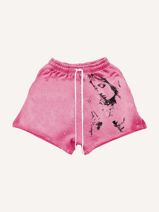 Mary Bless Me Left and Right Zipper Shorts