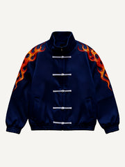 Kung Fu King Fashionable Chinese Oriental Power Trendy Retro Hand-printed Jacket
