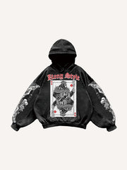 Beast Emperor Playing Card Art Design Sweatshirt