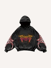 Double Flag Lion Hand-Painted Limited Edition Sweatshirt