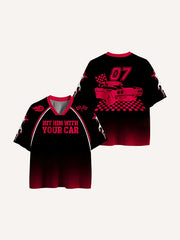 Trendy street style comfortable short-sleeved T-shirt