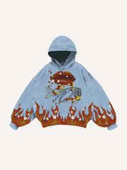 Holy Cross Flame Skull Rap Sweatshirt