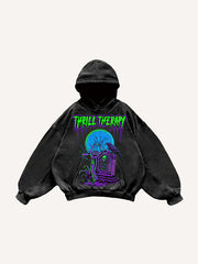 Kapuzenpullover mit Figure&Wing-Grafikdruck und schrägen Taschen