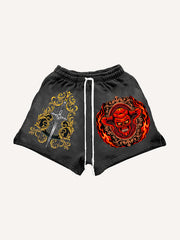 Hellfire Totem Fashion Shorts