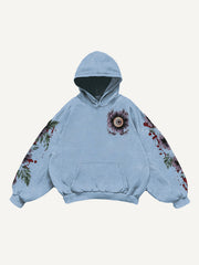 Eye of Hell hand-painted art illustration sweatshirt