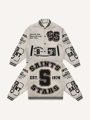 Rap handsome street fashion baseball uniform